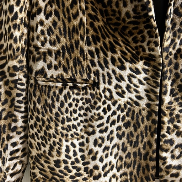 Libby Edelman Cheetah Print Blazer - Picture 3 of 5